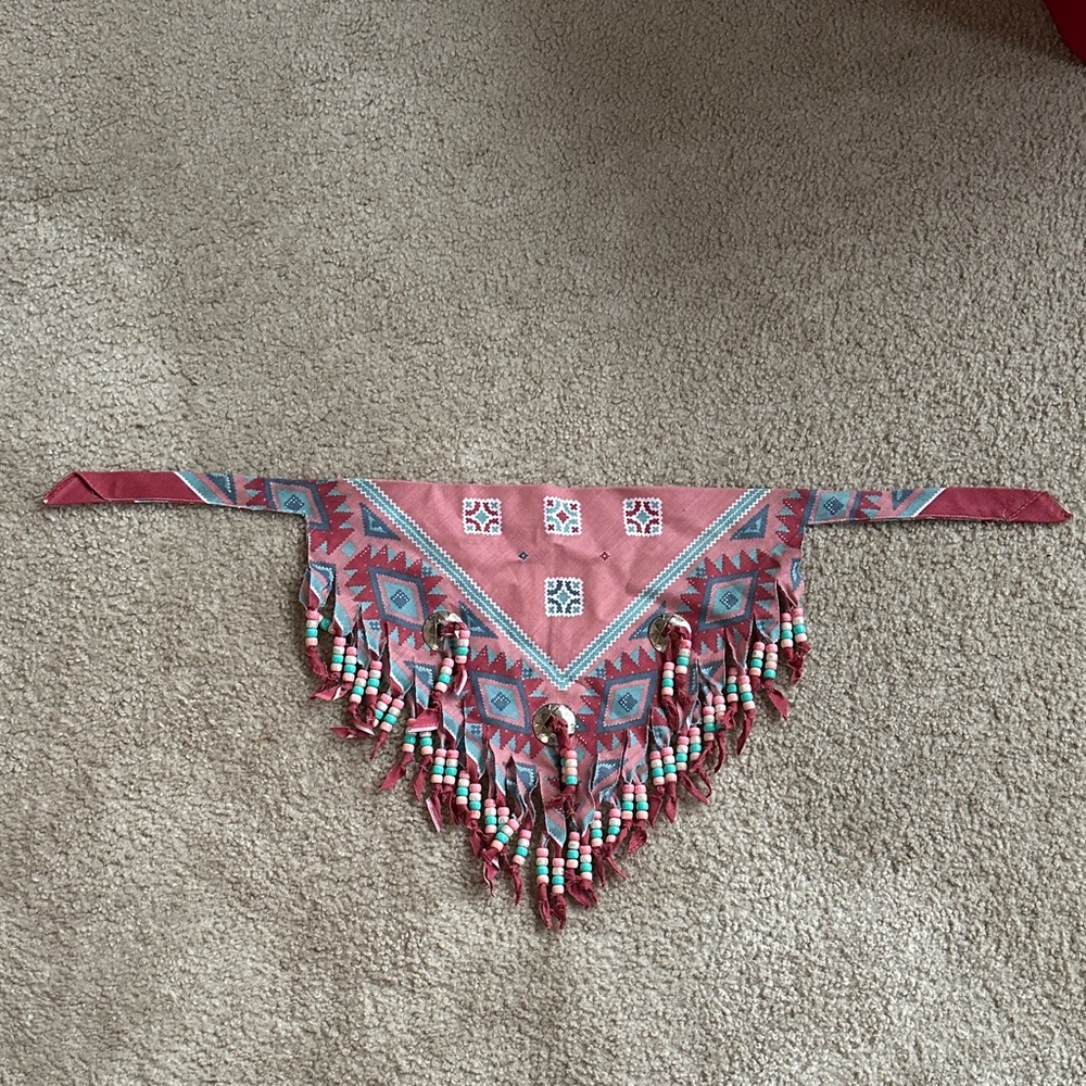 Southwestern Beaded Scarf - Picture 5 of 7